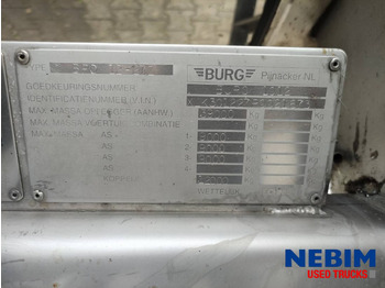 Puspiekabe cisterna Burg Bpdo 12-27 Z - 26930Ltr: foto 4
