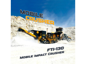 Jaunā Mobilais drupinātājs FABO FTI-130 MOBILE IMPACT CRUSHER 400-500 TPH | AVAILABLE IN STOCK: foto 1