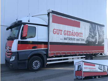 Kravas automašīna ar tentu MERCEDES-BENZ Actros 1843