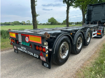 Puspiekabe noņemamā virsbūve/ Konteineru vedējs Pacton ET3 / Bpw Disc / Lifting axle / 2x20/30/40/45 ft hc / Tyres 80 / Tuf 3-20: foto 3
