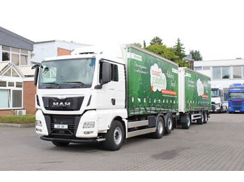 Kravas automašīna ar tentu MAN TGX 26.480