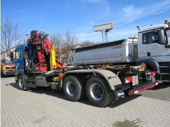 Kravas auto ar manipulatoru, Pacēlājs ar āķi MAN TG-S 26.480 6x4 Abrollkipper mit Kran: foto 1