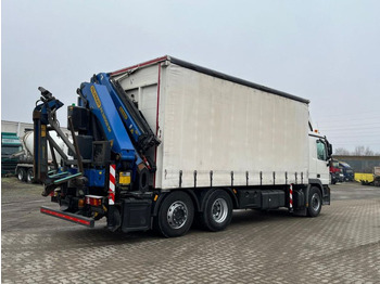 Bortu kravas automašīna/ Platforma, Kravas auto ar manipulatoru Mercedes-Benz Actros 2541 L6x2 Pritsche Heckkran 34m/to, Jib,: foto 5