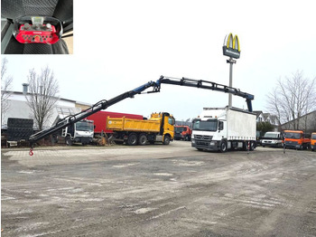 Kravas auto ar manipulatoru, Kravas automašīna ar tentu Mercedes-Benz Actros 2541 L6x2 Pritsche Heckkran 34m/to, Jib,: foto 3