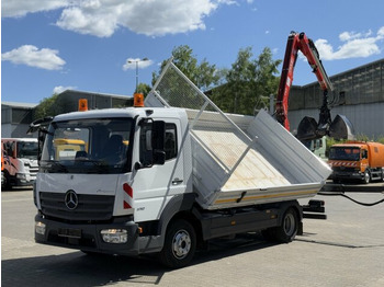 Komercauto pašizgāzējs Mercedes-Benz ATEGO 818 4x2 Euro 6 Kipper Kran FASSI F65B.0.22: foto 4