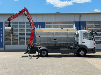 Kravas auto ar manipulatoru Mercedes-Benz ATEGO 818 4x2 Euro 6 Kipper Kran FASSI F65B.0.22: foto 4