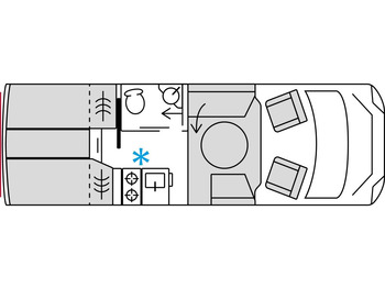 Daļēji integrētais kemperis BÜRSTNER