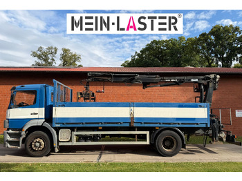 Bortu kravas automašīna/ Platforma, Kravas auto ar manipulatoru Mercedes-Benz 1823 Atego Atlas 105.2 1.Hand nur 226.000 km: foto 4