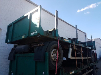 Bortu piekabe/ Platforma Anhänger Plateau Anhänger Pritsche  Plateau, Rungen, 3x vorh. !: foto 4