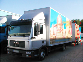 Kravas automašīna ar slēgto virsbūvi MAN TGL 8.210 4X2 BL, MOTORSCHADEN! TGL 8.210 4X2 BL mit LBW MBB, MOTORSCHADEN!: foto 2
