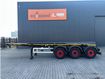 Puspiekabe noņemamā virsbūve/ Konteineru vedējs Burg 20FT / 20FT SWAP ADR (EX/II, EX/III, FL, AT) Chassis, 3.690kg, SAF INTRADISC, 2x Liftaxle, NL-chassis: foto 2