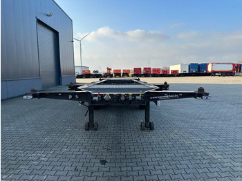 Puspiekabe noņemamā virsbūve/ Konteineru vedējs Burg 20FT ADR (EX/II, EX/III, FL, AT), Leeggewicht: 3.690kg, SAF INTRADISC, 2x liftaxle, ALCOA, NL-Chassis: foto 5