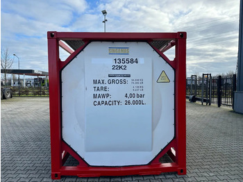 Tank konteiners pārvadāšana degvielas SINGAMAS 20FT ISO, 26.000L/1-COMP/3 BAFFELS/3 manholes, ADR inspectio valid till: 07/2025: foto 5