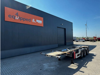 Puspiekabe noņemamā virsbūve/ Konteineru vedējs VAN HOOL 20'/30'