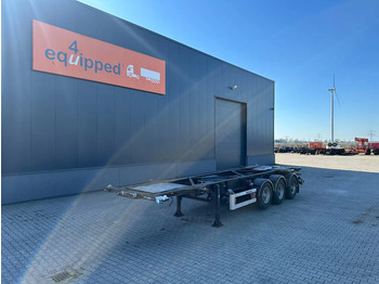 Puspiekabe noņemamā virsbūve/ Konteineru vedējs VAN HOOL 20'/30'