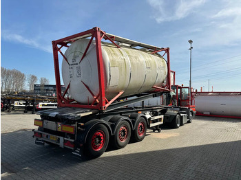 Puspiekabe noņemamā virsbūve/ Konteineru vedējs Van Hool 20FT Tipping-chassis, ADR (EX/II, EX/III, FL, AT), SAF, 2 liftaxles, APK/ADR: 10-2025: foto 5