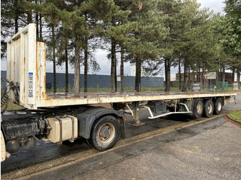 Bortu puspiekabe/ Platforma Kaiser 3-essieux SAF / 3-axles SAF - 13m60 - FREINS TRAMBOURS / DRUM BRAKES - AIR SUSPENSION: foto 1