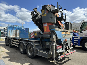 Bortu kravas automašīna/ Platforma, Kravas auto ar manipulatoru Scania G440 8x4 PRITSCHE + (25m!) KRAN PALFINGER PK78002 SH G 8x + WINCH - PLATFORM 6m25 - SCHALT - AP ACHSEN - BLATT - EURO 5 - BELGISCHE: foto 5