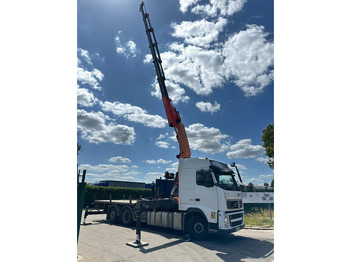 Kravas auto ar manipulatoru Volvo FH 500 6X2 + CRANE PALFINGER PK50002 E 6x - RETARDER - PLATFORM 6m20 - TWISTLOCKS 20' - 561.000km - EURO 5: foto 4