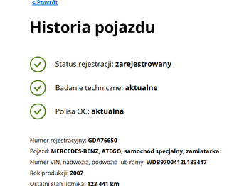 Ielu tīrīšanas mašīna MERCEDES-BENZ Atego: foto 2 Ielu tīrīšanas mašīna MERCEDES-BENZ Atego: foto 2