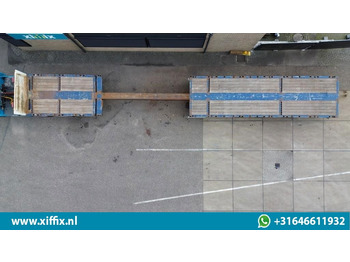 Bortu puspiekabe/ Platforma Doll 3-ass. Vlakke uitschuifbare oplegger / Naloop gestuurd: foto 3