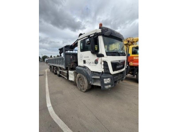 Kravas automašīna pašizgāzējs, Kravas auto ar manipulatoru MAN TGS 35.460 BL - HIAB X-HIDUO 228 E-3 (DAMAGED): foto 2