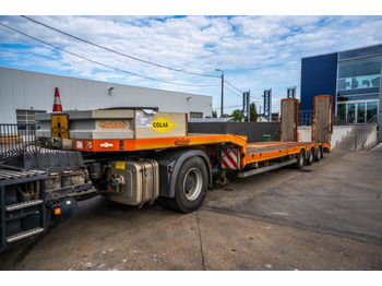 Puspiekabe zema profila platforma NOOTEBOOM