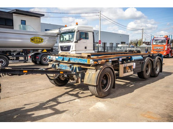 Multilift/ Būvgružu konteinera piekabe VAN HOOL