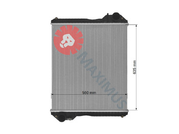 Jaunā Radiators - Ekskavators-iekrāvējs CATERPILLAR CASE NEW HOLLAND 416E , 422E , 428E , 430E , 432E , 434E , 442E , 444E , CVX , CVT: foto 2
