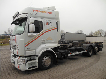 Konteineru vedējs/ Kravas automašīna ar noņemamā virsbūve RENAULT Premium 450