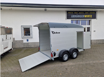 Piekabe slēgtā virsbūve Cargo Roadster 500 312x167x199cm Alu Poly irongrey Seitentür (M) 100km/H 2000kg: foto 4