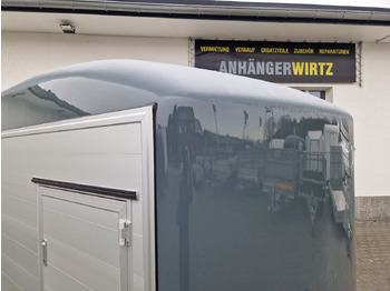 Piekabe slēgtā virsbūve Cargo Roadster 500 312x167x199cm Alu Poly irongrey Seitentür (M) 100km/H 2000kg: foto 3