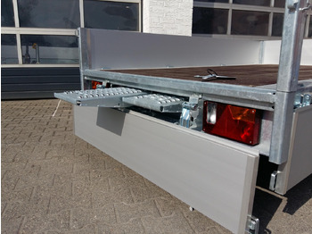 Auto piekabe EDUARD Multi 260x150x30cm Lfh: 56cm 10" niedrig Fahrwerk Rampen (S) 1500kg: foto 2
