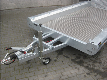 Celtniecības tehnikas piekabe HULCO TERRAX Aluboden 394x180x27cm Heckrampe 150cm (XL) 3500kg: foto 4