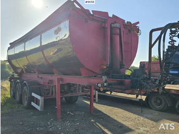 Puspiekabe pašizgāzējs, Asfalta ieklāšanas tehnika Asphalt trailer Parator STI 17-24: foto 2