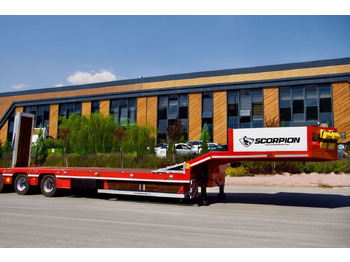 Puspiekabe zema profila platforma SCORPION