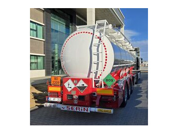 Jaunā Puspiekabe cisterna pārvadāšana ķimikāliju SERIN Stainless Steel Tanker 32 m³: foto 4