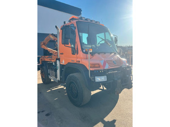 Kravas automašīna Unimog U500 4x4, Boeschungsmaehwerk Mulag: foto 3