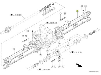Aizmugurējā ass JAGUAR