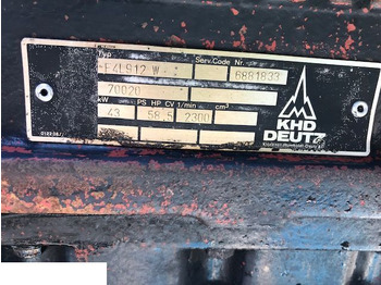 Dzinējs un rezerves daļas DEUTZ