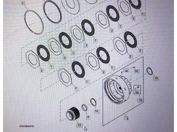 Sajūgs un rezerves daļas JOHN DEERE
