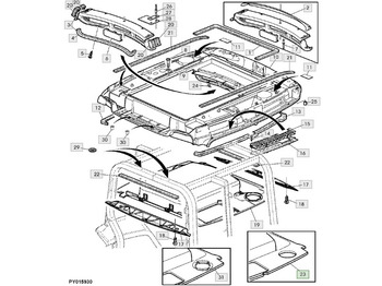 Kabīne un interjers JOHN DEERE