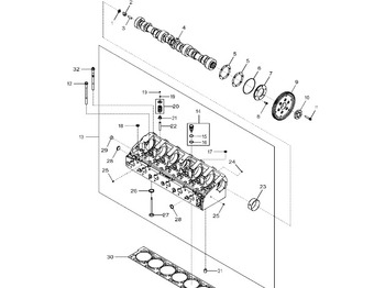 Motora galva JOHN DEERE