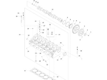 Motora galva JOHN DEERE
