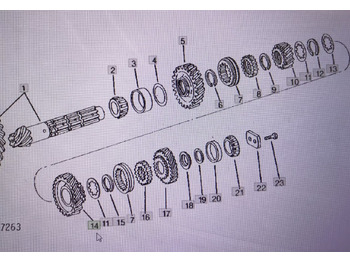 Transmisija JOHN DEERE