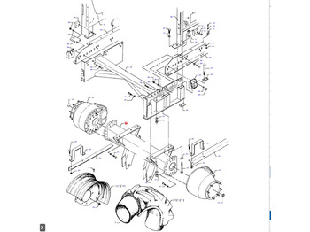 Priekšējā ass MASSEY FERGUSON