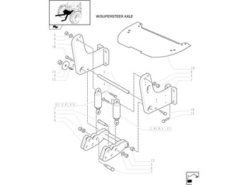Hidrauliskais cilindrs NEW HOLLAND