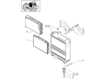 Kondicioniera radiators NEW HOLLAND