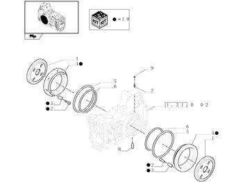 Bremžu disks NEW HOLLAND