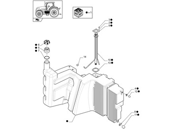 Degvielas tvertne NEW HOLLAND